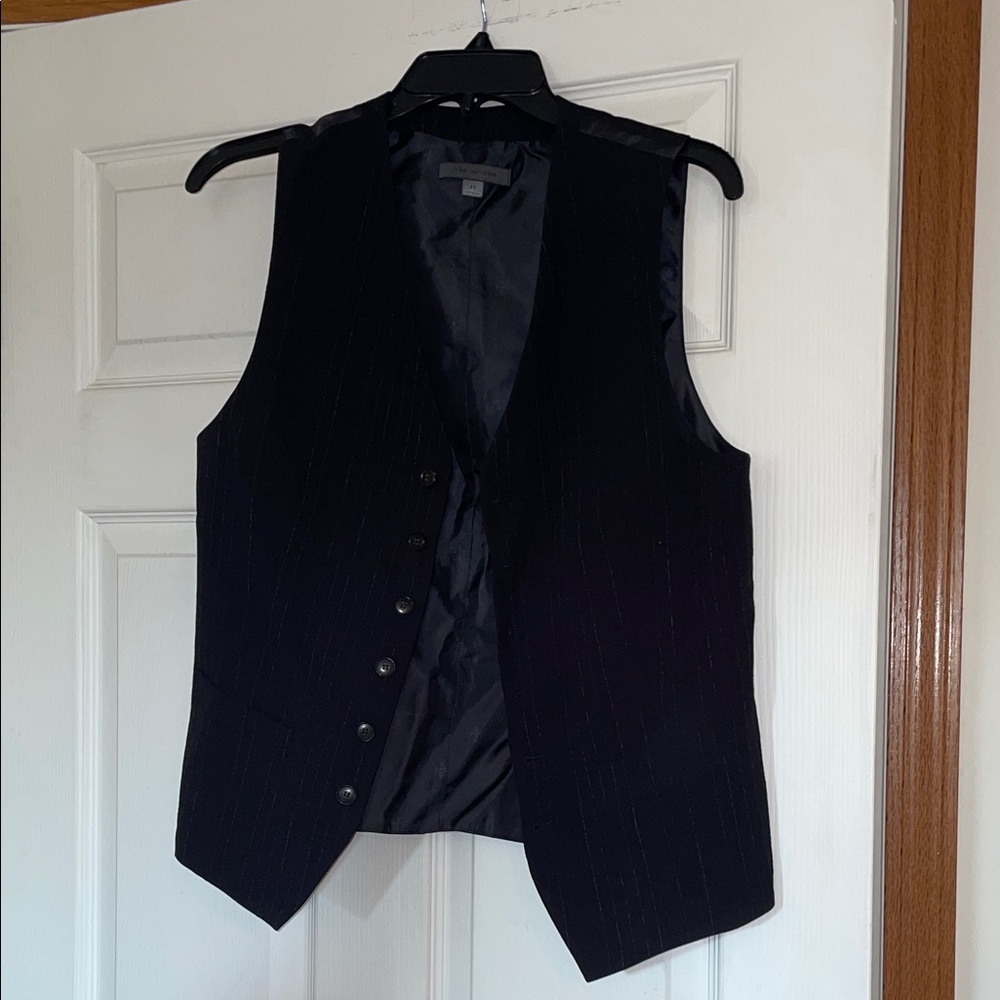 John Varvatos Midnight Black Men's Vest